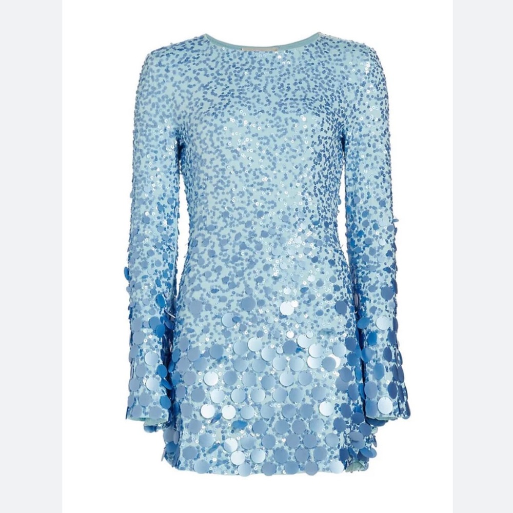 Loveshackfancy Lightning Sequined Mini Dress - image 2